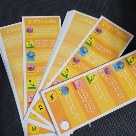 brain quest Toys Brain Quest 2nd Grade Deck 2 Question Answer Cards